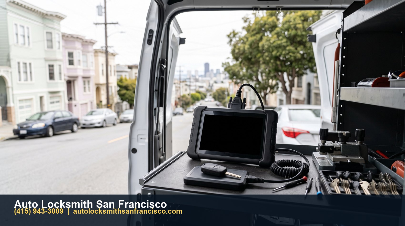 Key fob programming tools and San Francisco vehicle key context